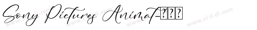 Sony Pictures Animat字体转换
